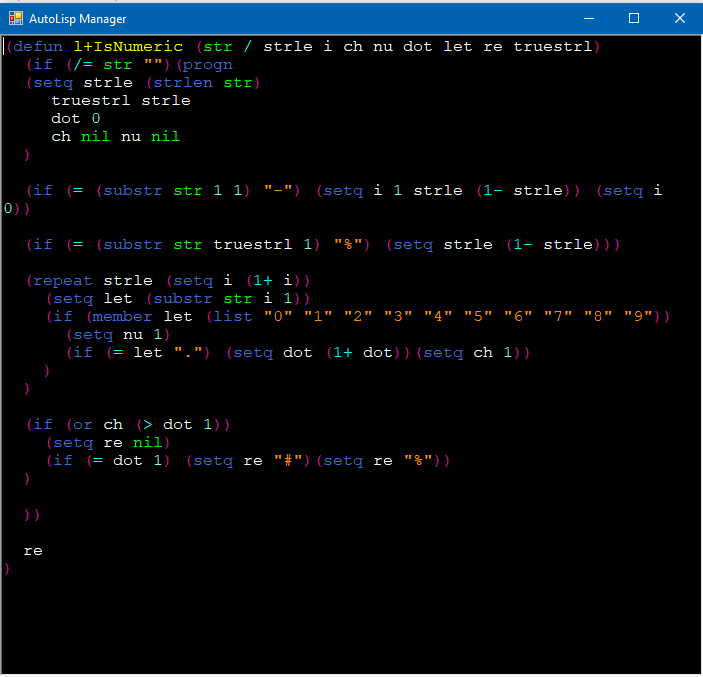 Lisp Text Box