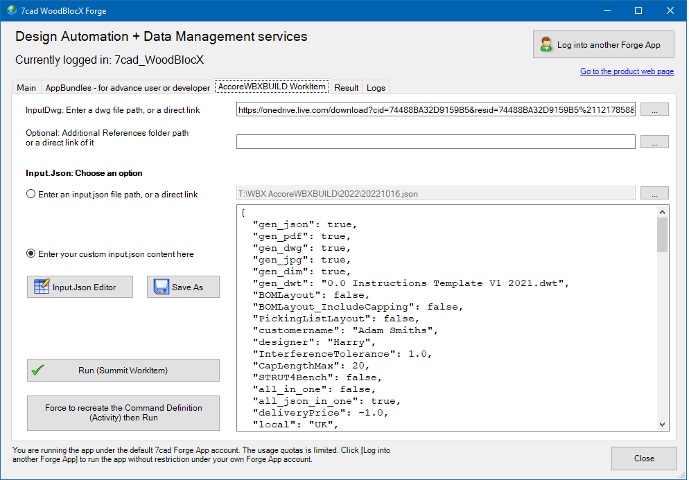 WBX Forge Builder 1